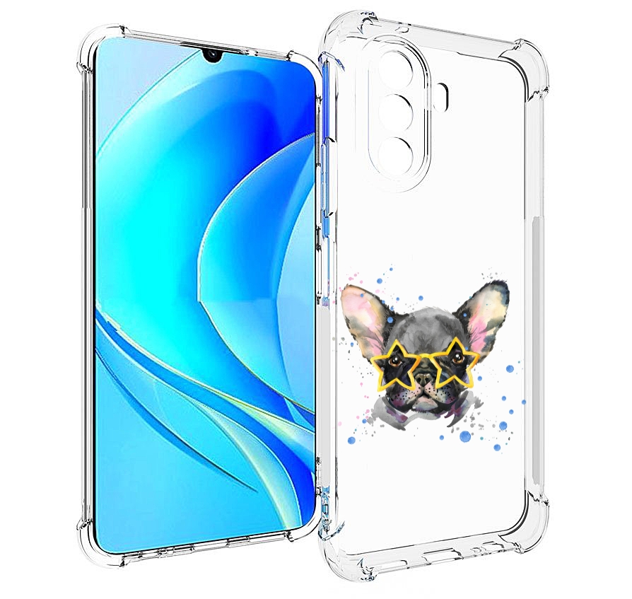 

Чехол MyPads буля в очках для Huawei Nova Y70 / Nova Y70 Plus (MGA-LX9N) / Huawei Enjoy 50, Прозрачный, Tocco