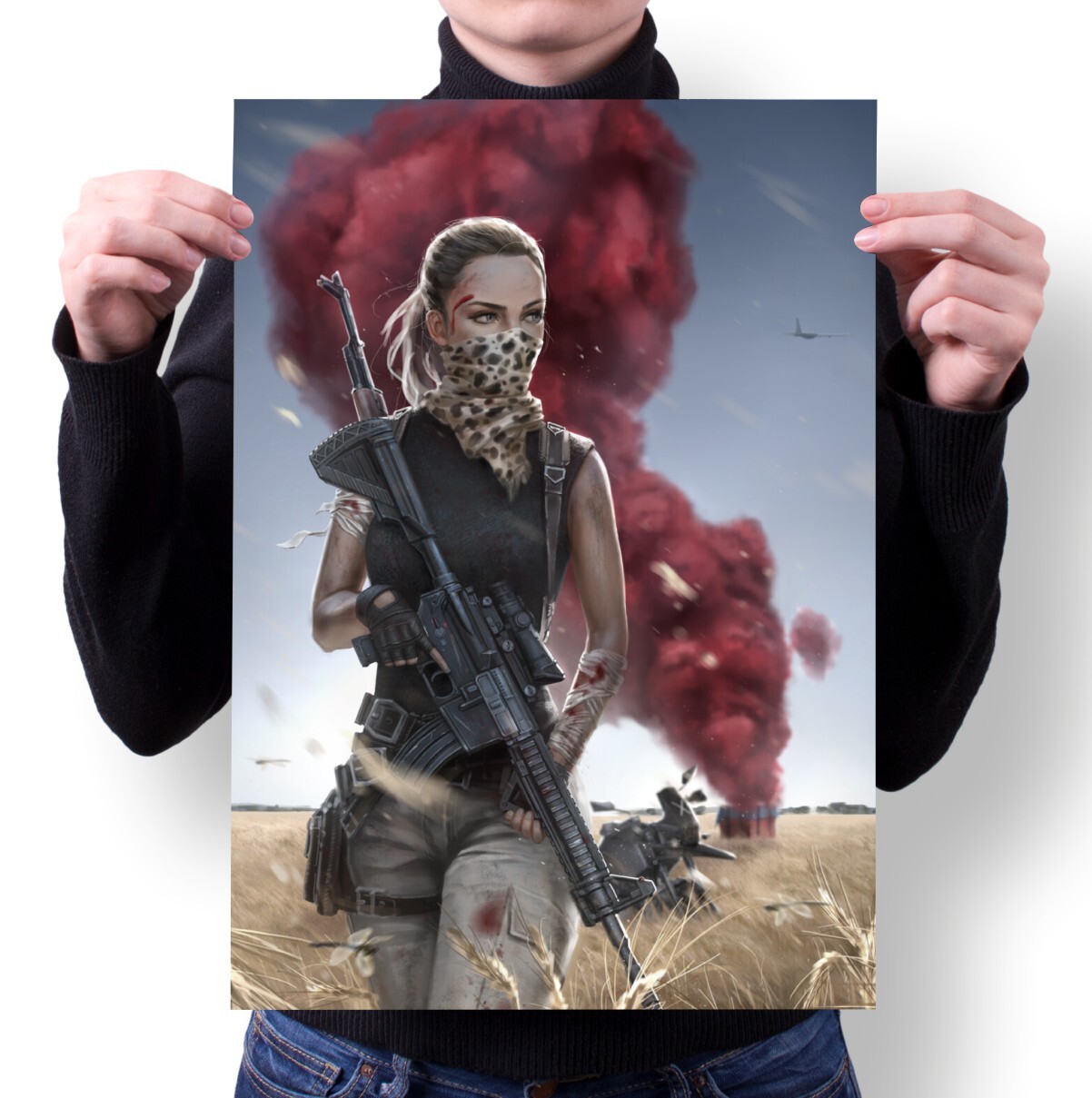 

Плакат MIGOM Принт А2 PUBG - 17, А2 Принт PUBG - 17