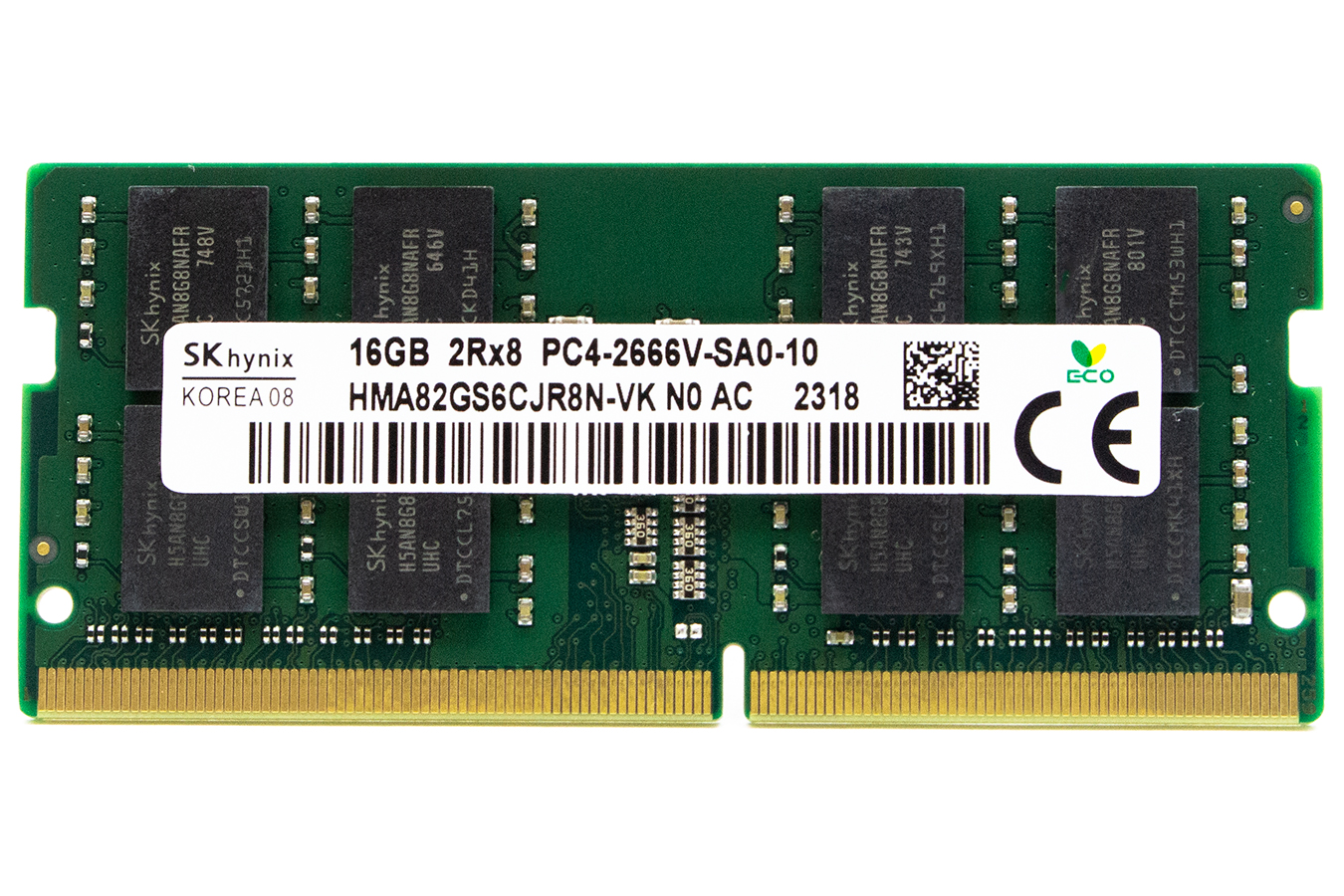 Модуль памяти для ноутбука SODIMM DDR4 16GB PC21300 2666МГц HYNIX HMA82GS6CJR8N-VK