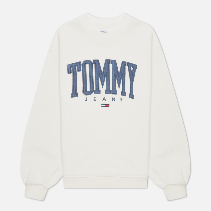 

Свитшот женский Tommy Jeans DW0DW12103 белый S, DW0DW12103