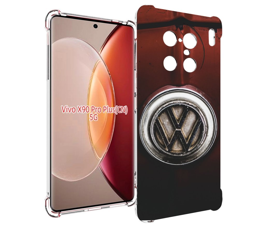 

Чехол MyPads volkwagen фольскваген 1 мужской для Vivo X90 Pro Plus, Прозрачный, Tocco