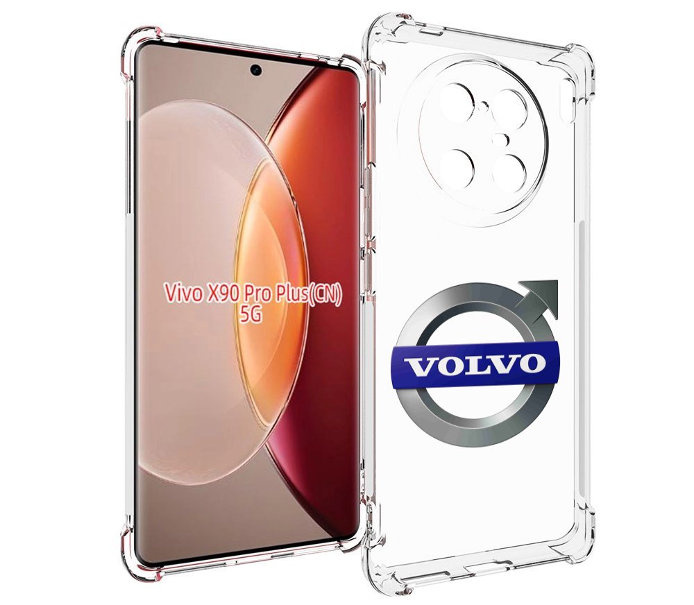 

Чехол MyPads volvo мужской для Vivo X90 Pro Plus, Прозрачный, Tocco