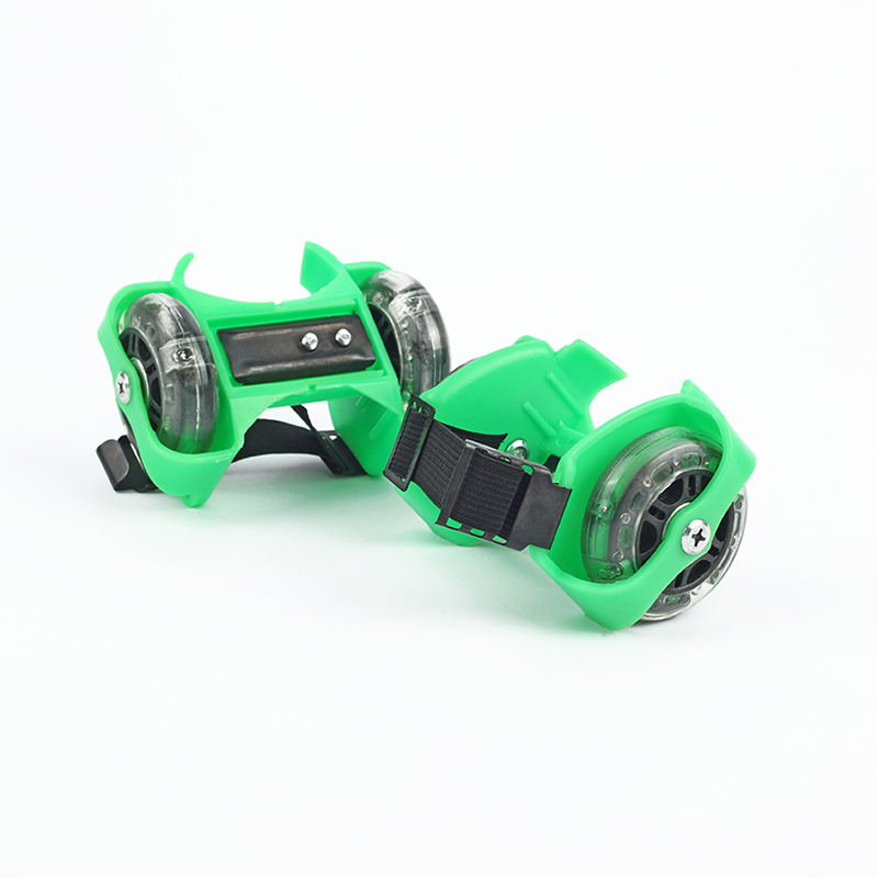 фото Роликовые коньки на пятку tzhf small whirlwind pulley зеленые baziator