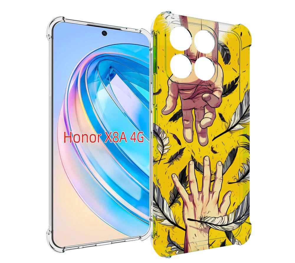 

Чехол MyPads рука-в-руку для Honor X8a, Tocco