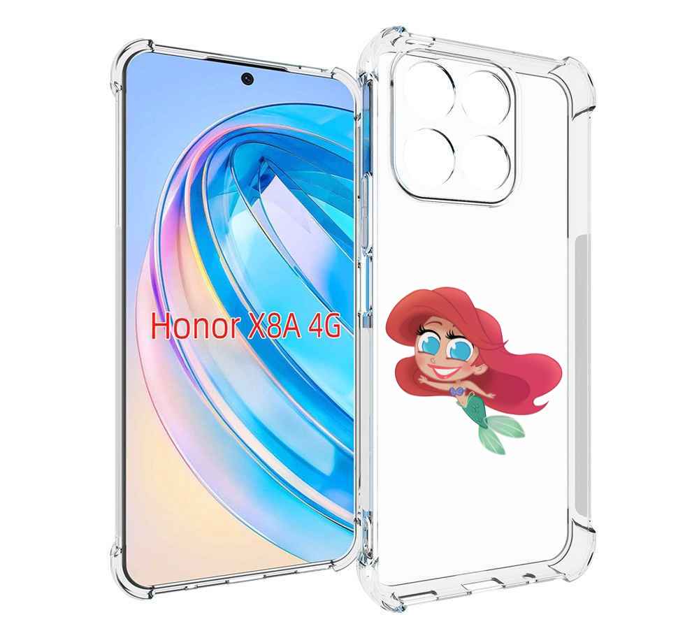 

Чехол MyPads русалка-мулатка для Honor X8a, Tocco