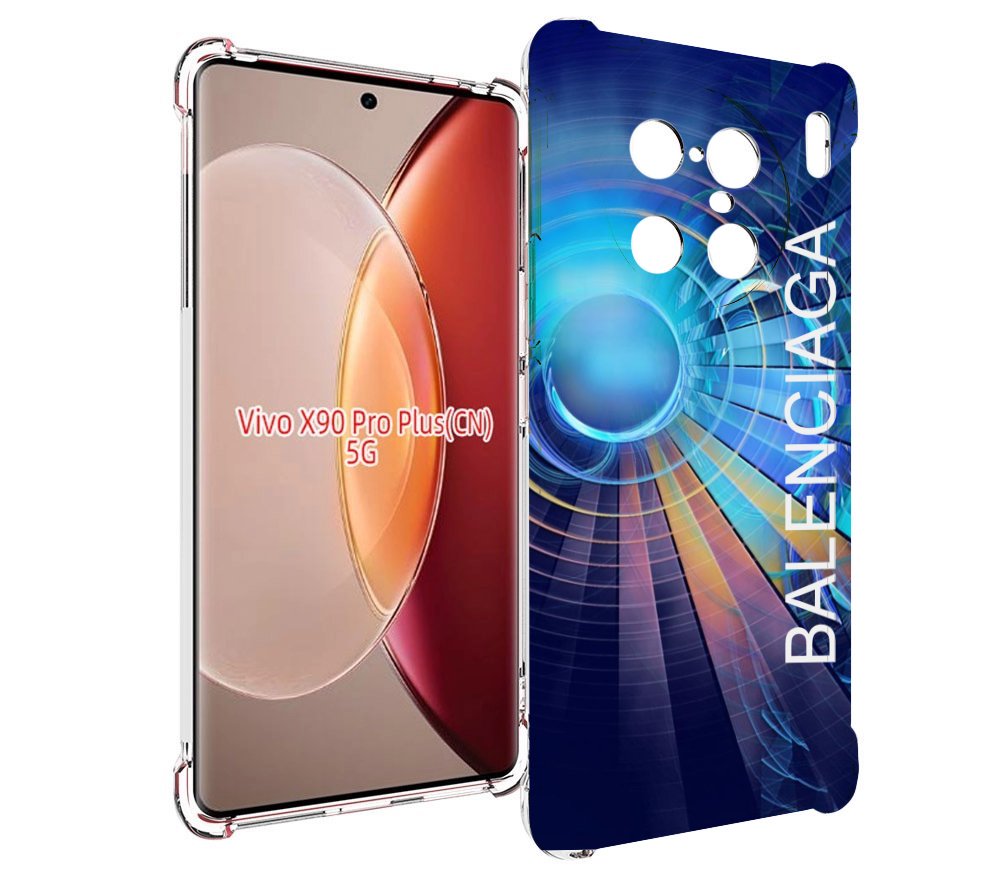

Чехол MyPads Баленсиага-абстракция для Vivo X90 Pro Plus, Прозрачный, Tocco