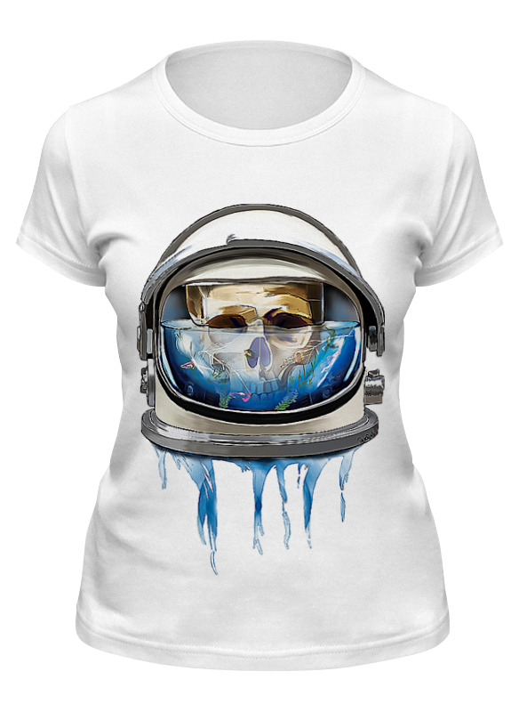 

Футболка женская Printio Dead astronaut белая XL, Белый, Dead astronaut