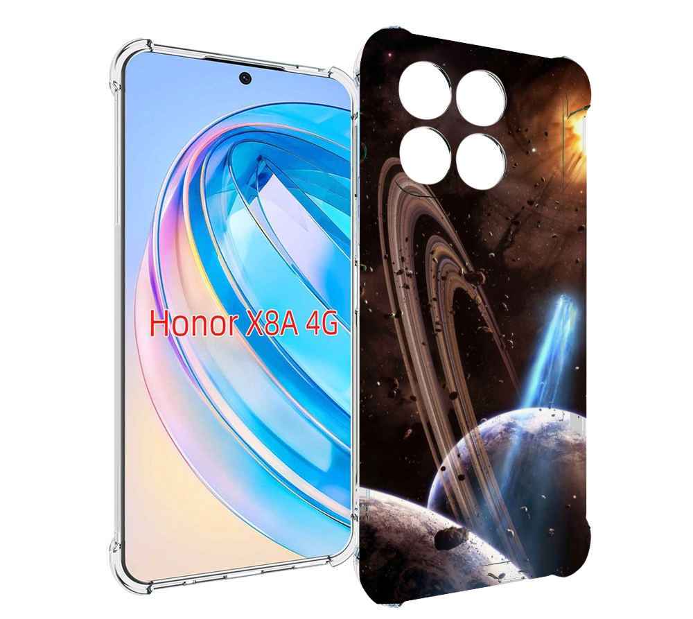 

Чехол MyPads сатурн в космосе для Honor X8a, Tocco