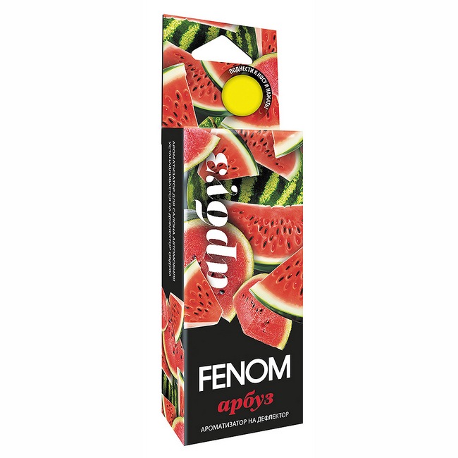 

Ароматизатор на дефлектор обдува Hi Gear FENOM Арбуз, FN 522