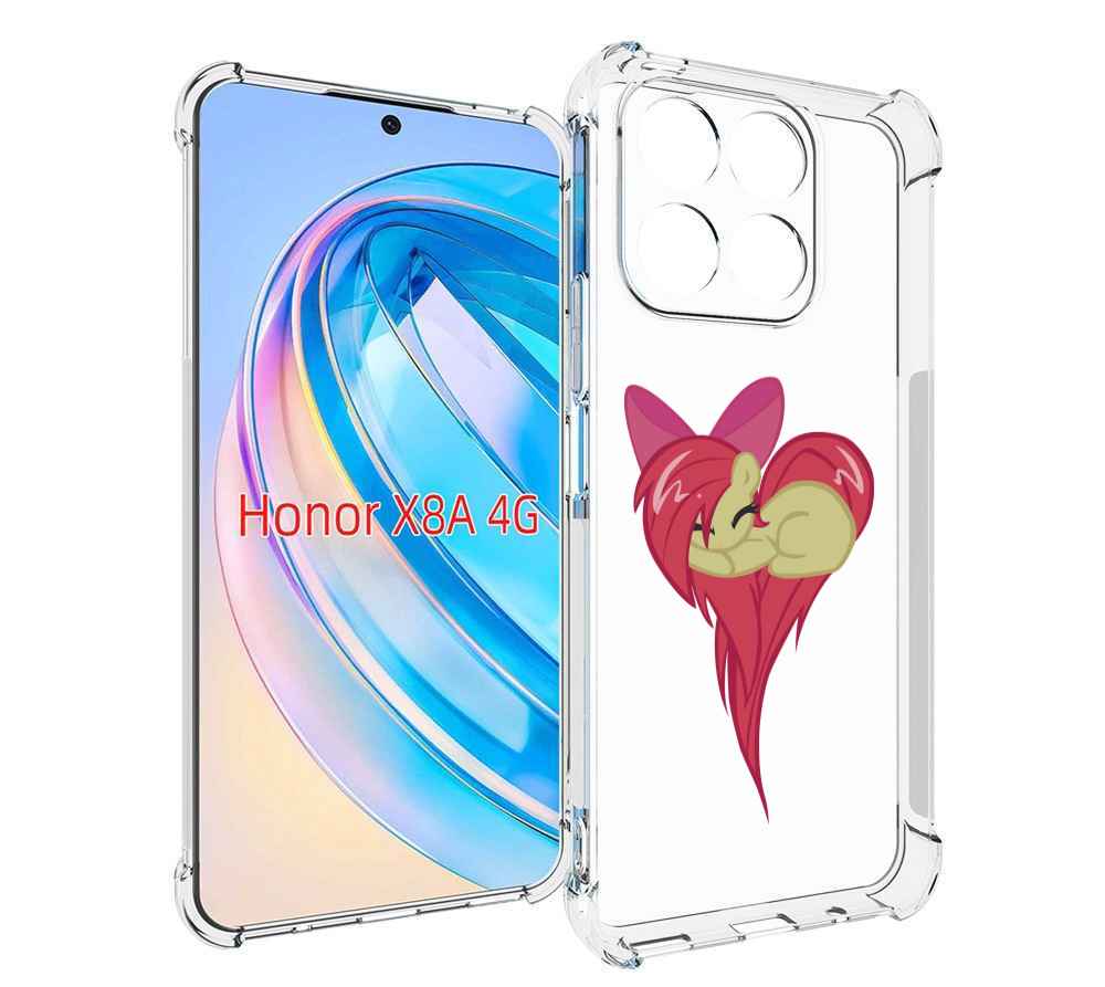 

Чехол MyPads сердце-из-пони для Honor X8a, Tocco