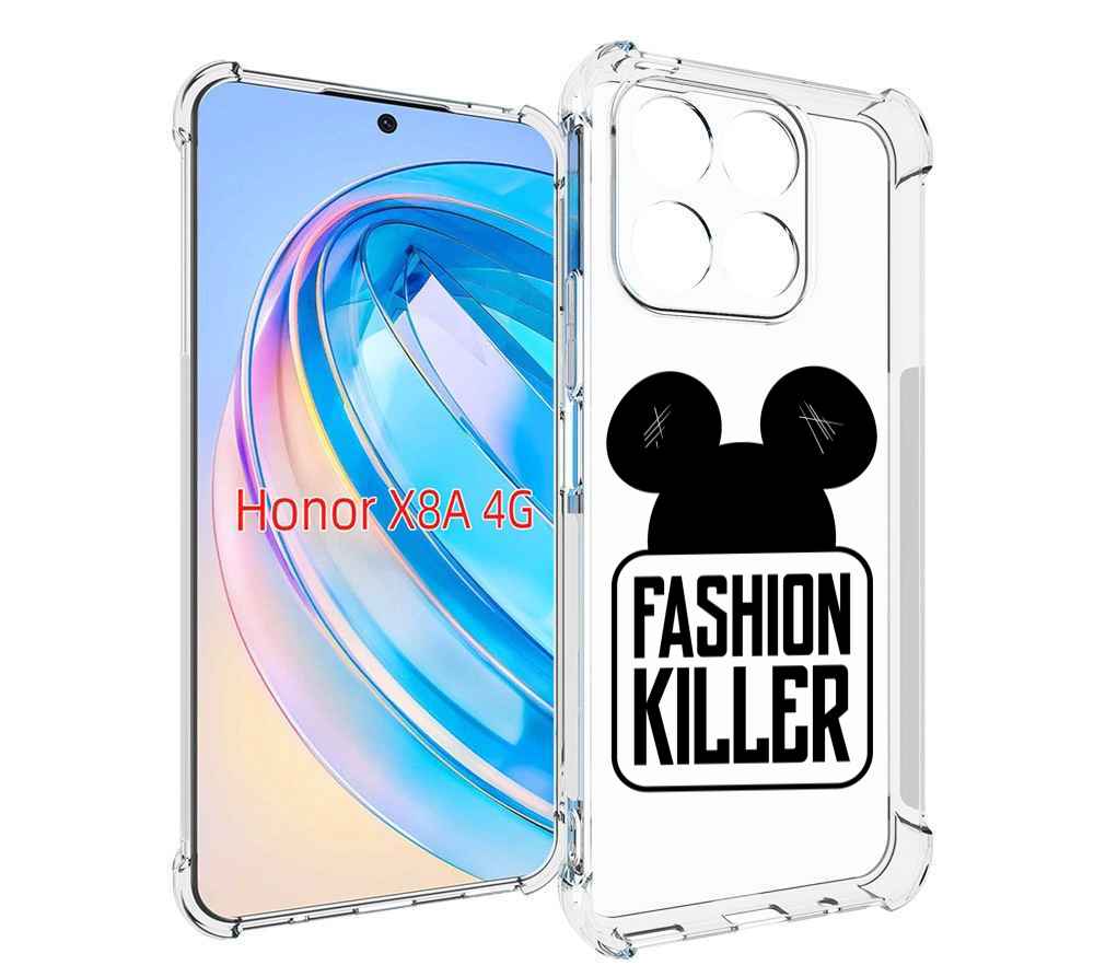 

Чехол MyPads силуэт-микки-мауса для Honor X8a, Tocco