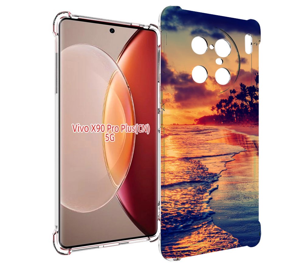 

Чехол MyPads Берег для Vivo X90 Pro Plus, Прозрачный, Tocco