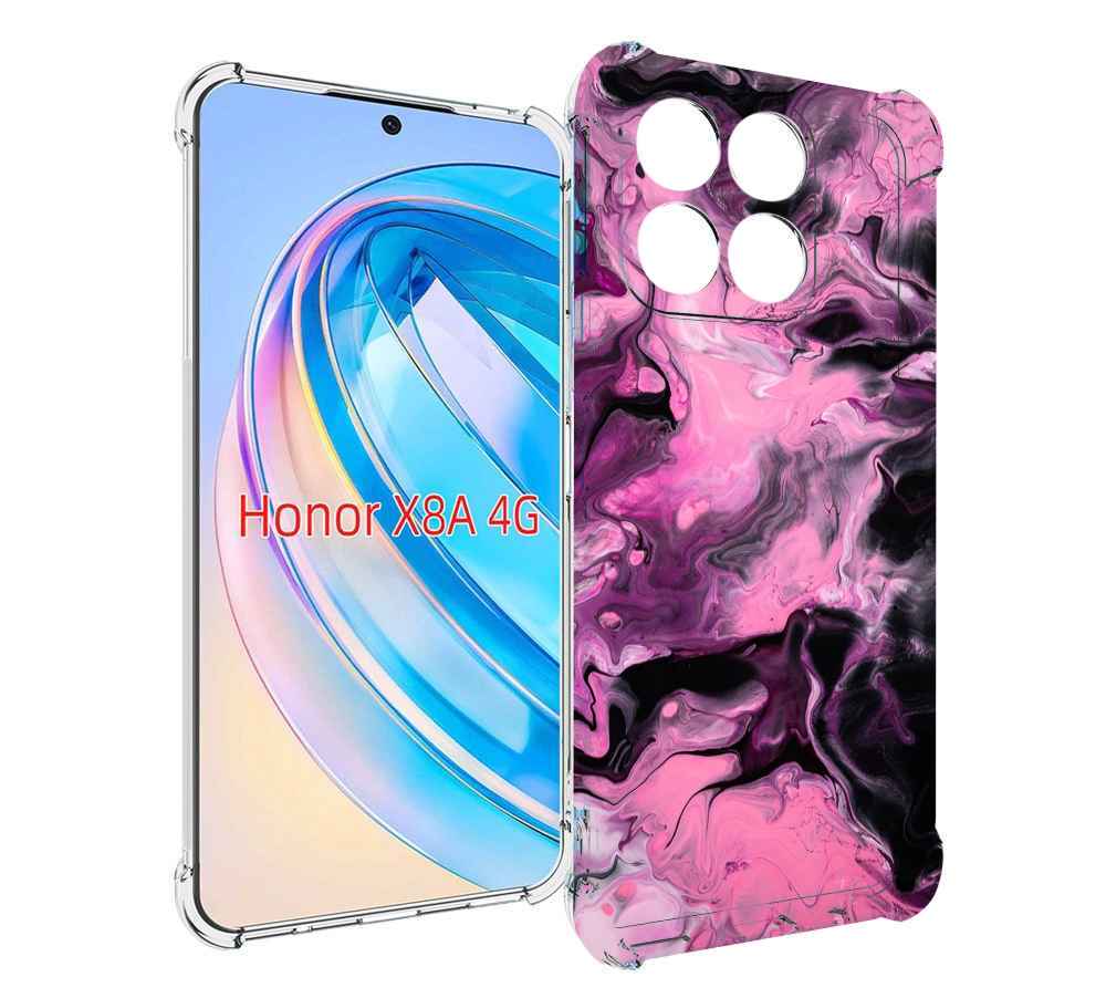 

Чехол MyPads смешивание-фиолетового для Honor X8a, Tocco