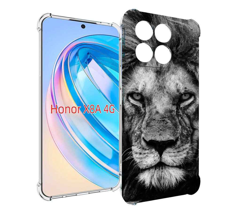 

Чехол MyPads смуглый лев мужской для Honor X8a, Tocco