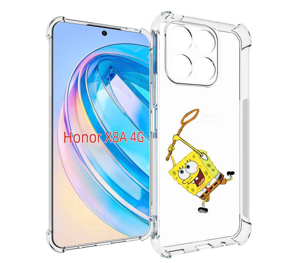 

Чехол MyPads спанчбоб-с-сочком для Honor X8a, Tocco