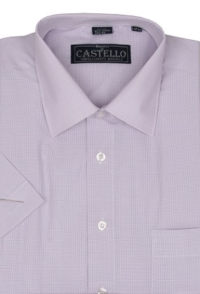 Рубашка мужская Maestro Rich 153-K фиолетовая 45/170-178