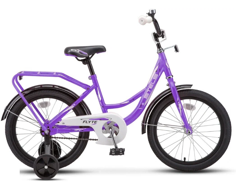 Велосипед STELS Flyte 14, колесо 14 , рост 9,5 , сезон 2023-2024, сиреневый велосипед детский stels flyte z011 рама 14 сиреневый