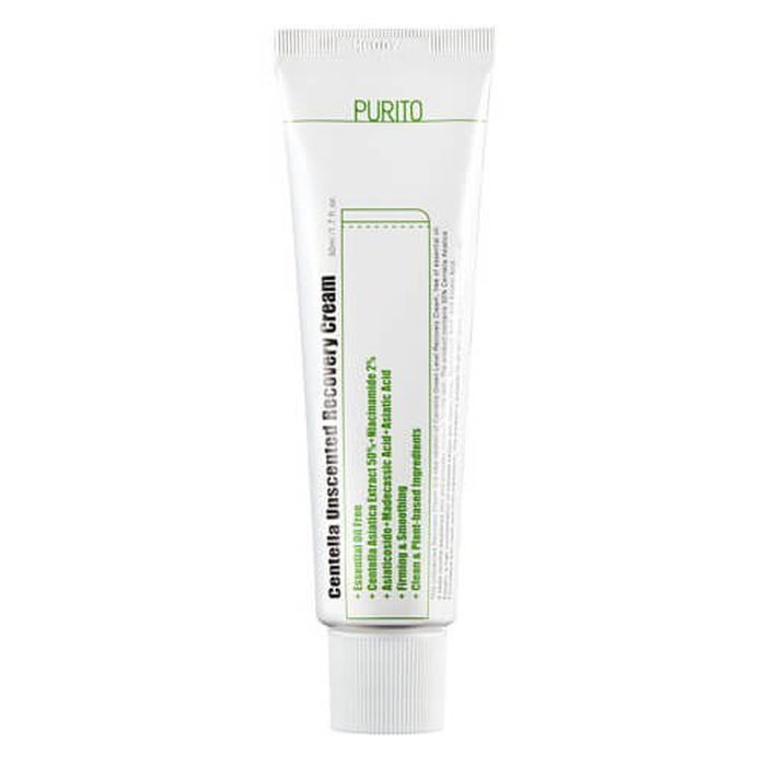 фото Восстанавливающий крем для лица без запаха purito centella unscented recovery cream