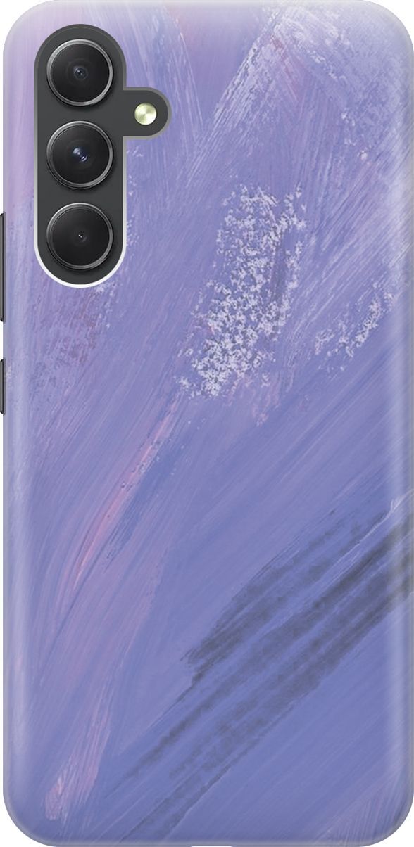 

Силиконовый чехол на Samsung Galaxy A54 5G "Сиреневые мазки", Серый;фиолетовый, 158754
