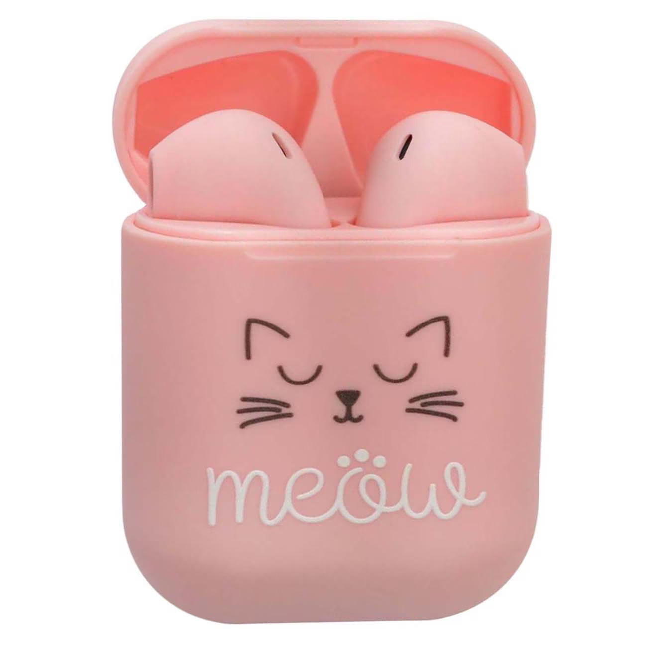 

Беспроводные наушники Like Me W-43 Котик Pink, W-43 Котик