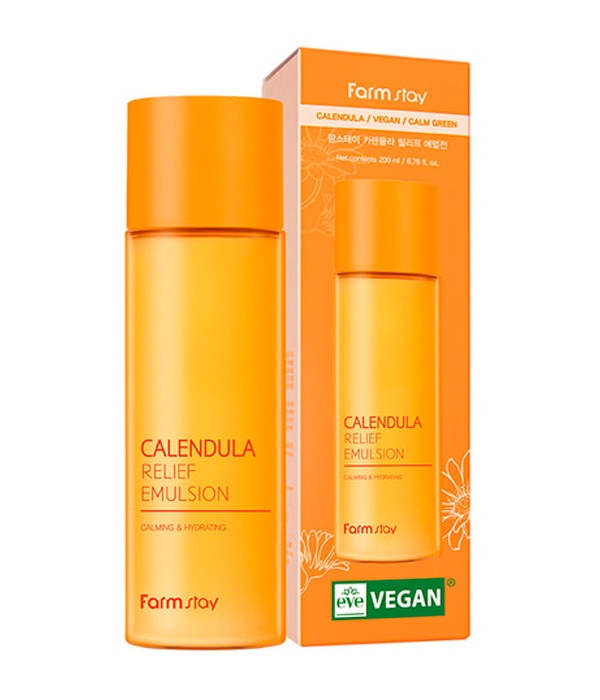 

Облегчающая эмульсия с календулой Farmstay Vegan Calendula Relief Emulsion, 200 мл