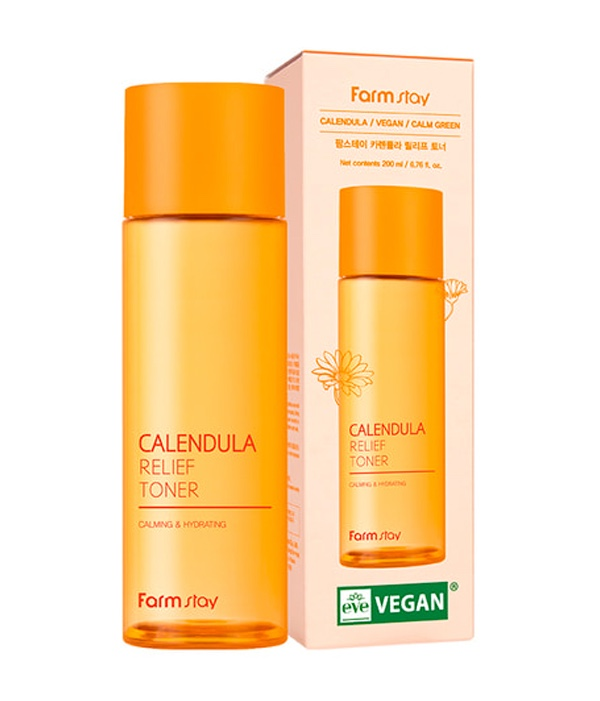 

Облегчающий тоник для лица с календулой Farmstay Calendula Relief Toner, 200 мл