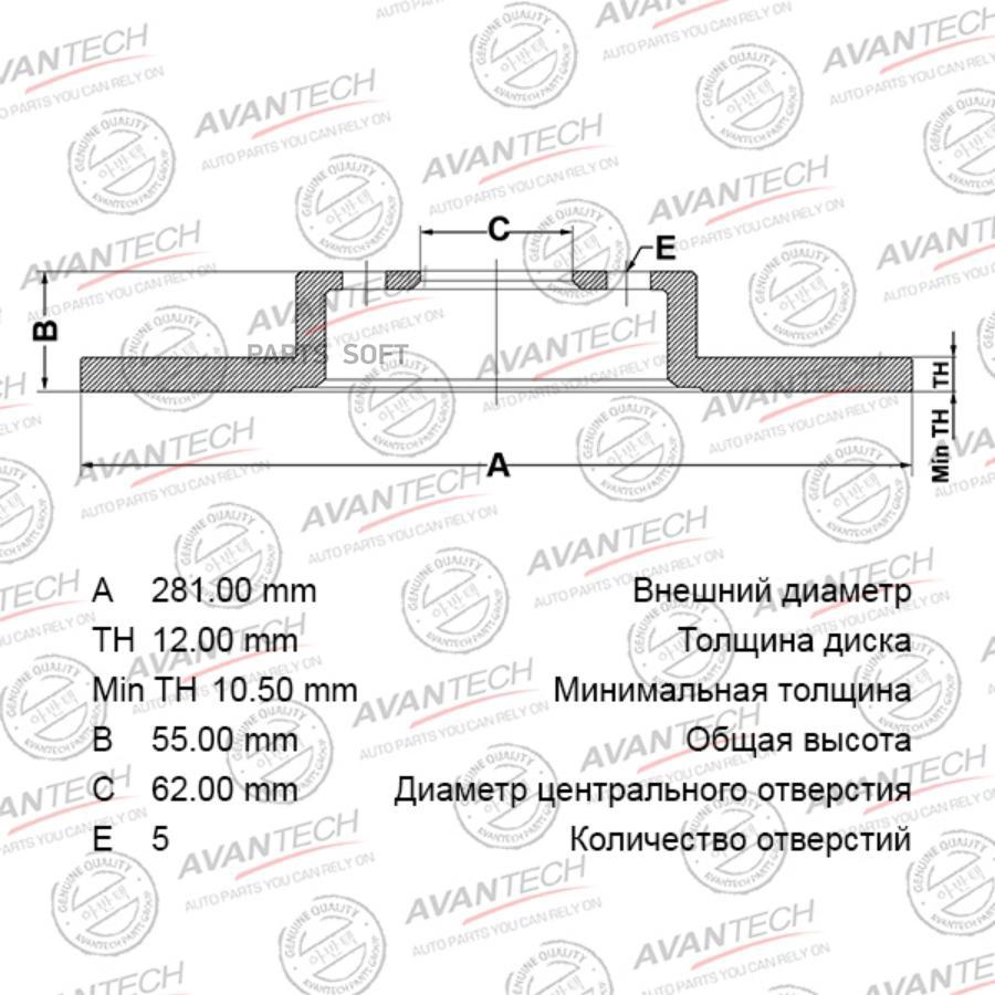 

Диск тормозной