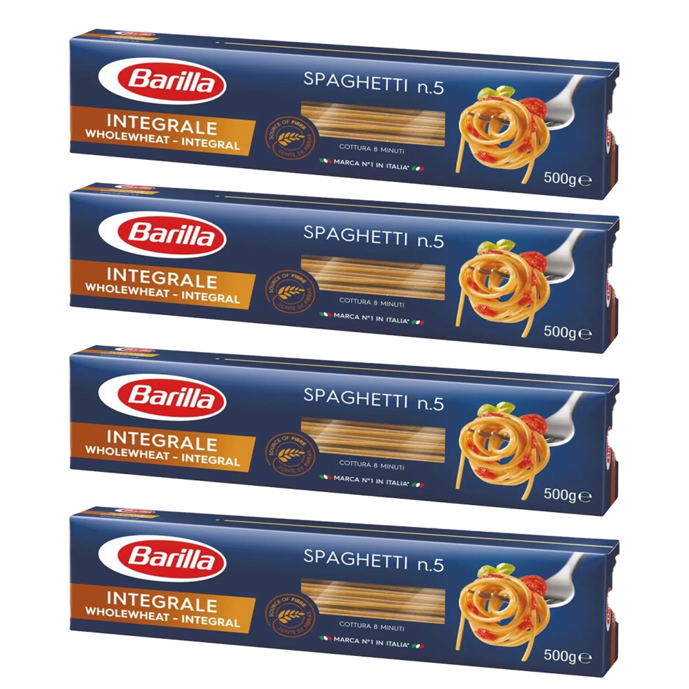 фото Макароны barilla spaghetti integrale №5 500 г - 4 шт.