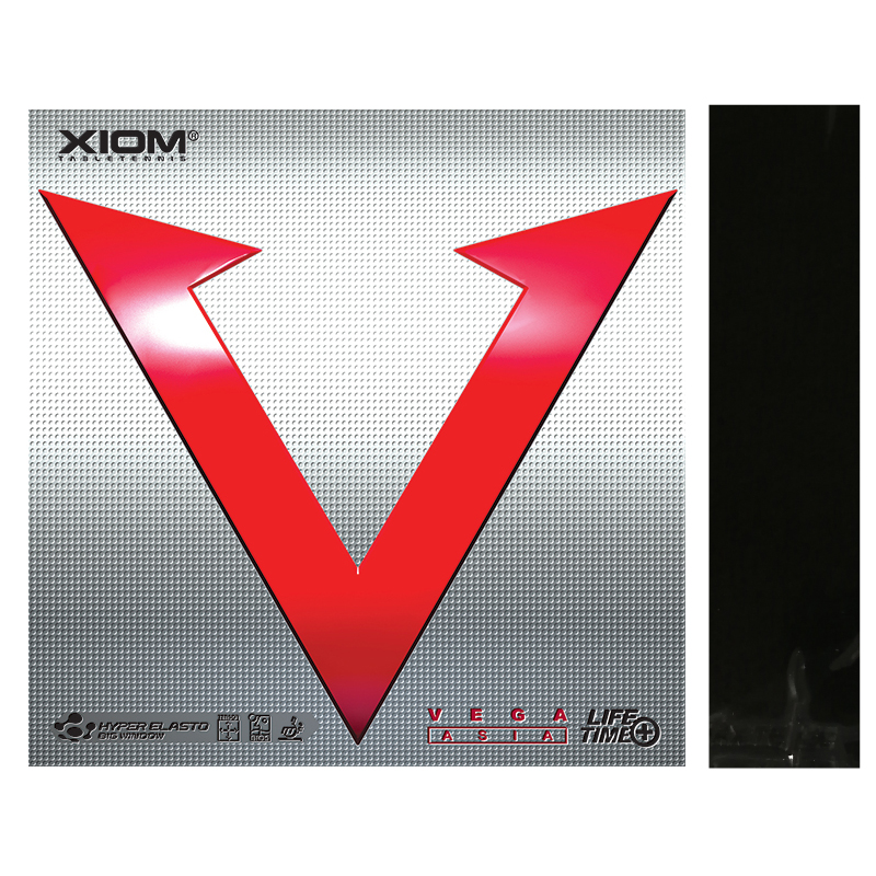 Накладка для настольного тенниса XIOM Vega Asia, Black, Max