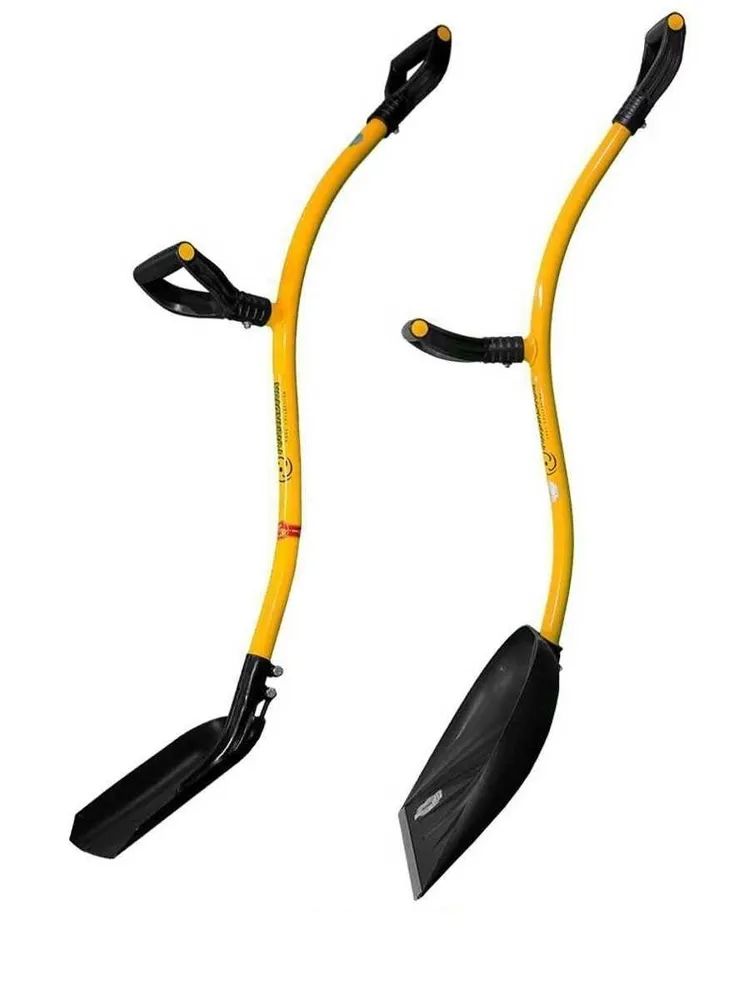 Лопата для уборки снега Торнадика эргономичная 2 ковша