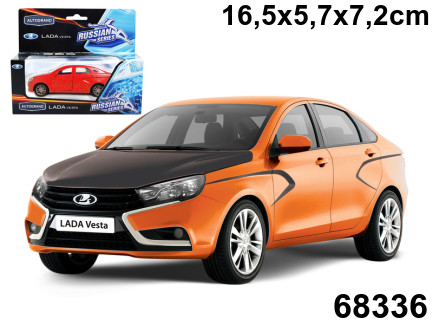 

Машинка Lada Vesta - Тюнинговая версия, 1:36 Autotime (Autogrand)