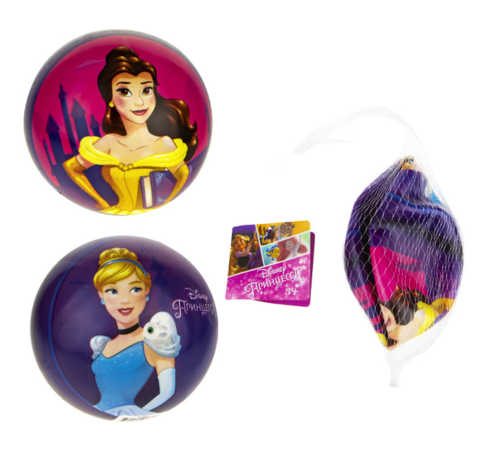 Мяч ПВХ Disney Принцессы , 15 см, арт. Т17387 принцессы disney волшебные наряды