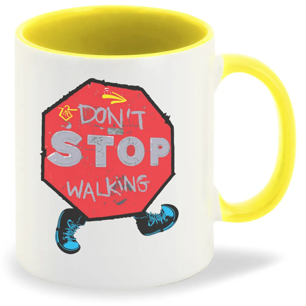 

Кружка CoolPodarok Dont stop walking