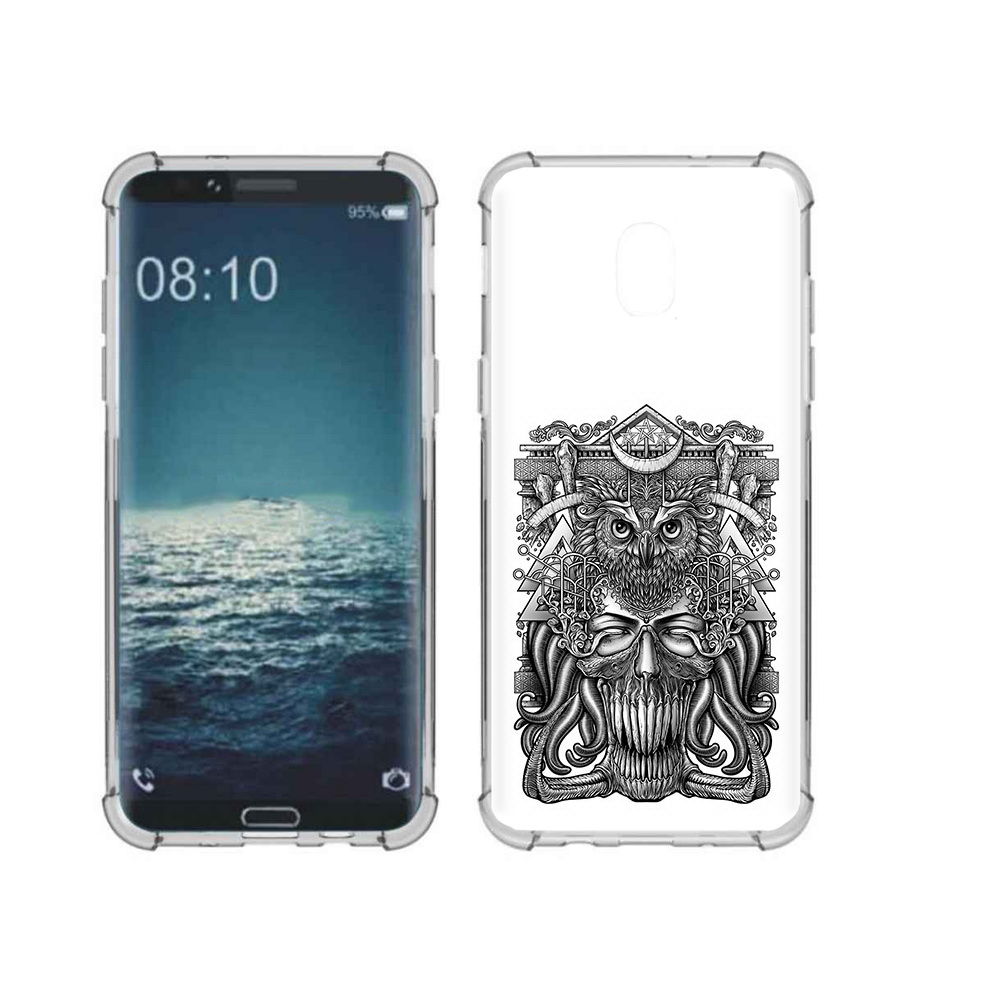

Чехол MyPads Tocco для Samsung Galaxy J3 зубастая сова (PT226926.574.369), Прозрачный, Tocco