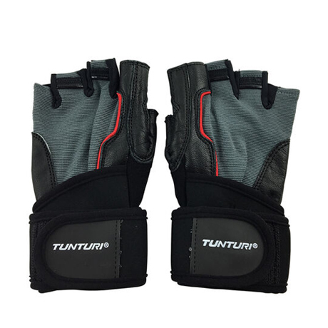Перчатки для фитнеса Tunturi Fit Power, серый/черный, S