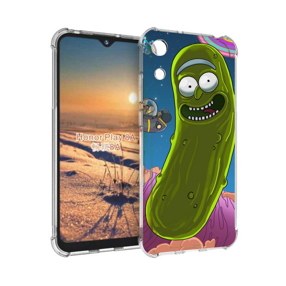 

Чехол бампер MyPads Рик огурец для Honor 8A, Прозрачный, Tocco