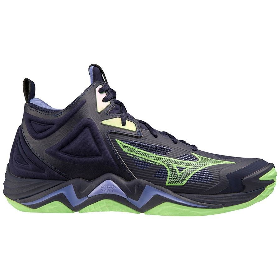 Кроссовки мужские Mizuno Wave Momentum 3 Mid синие 44 RU