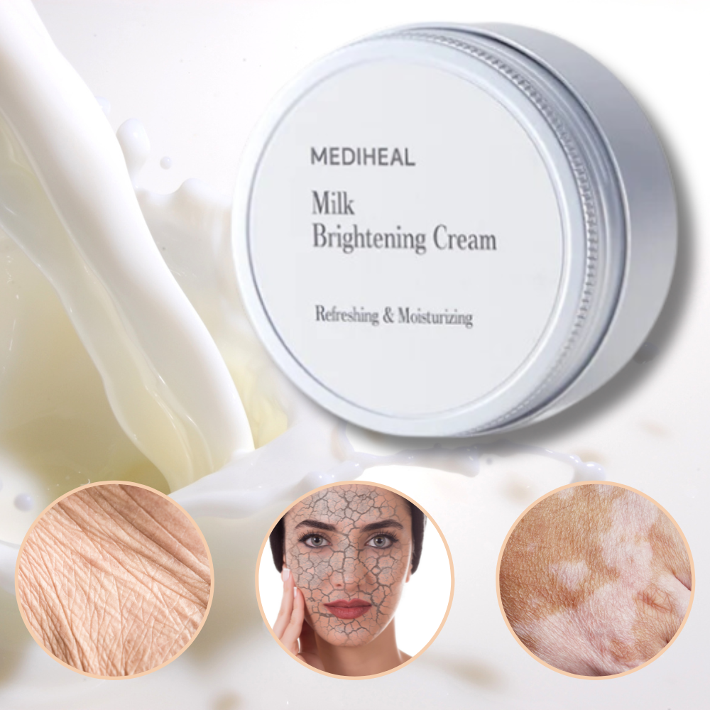 Крем Mediheal Milk Brightening Cream для лица с молочной кислотой 60 мл eden пилинг для лица с молочной и гликолевой кислотами