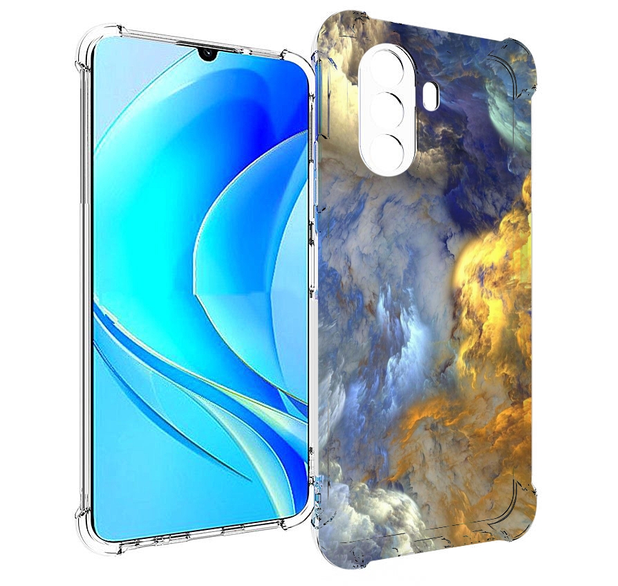 

Чехол MyPads мраморное небо для Huawei Nova Y70 / Nova Y70 Plus (MGA-LX9N), Прозрачный, Tocco