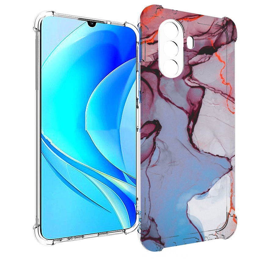 

Чехол MyPads мраморный рисунок для Huawei Nova Y70 / Nova Y70 Plus (MGA-LX9N), Прозрачный, Tocco