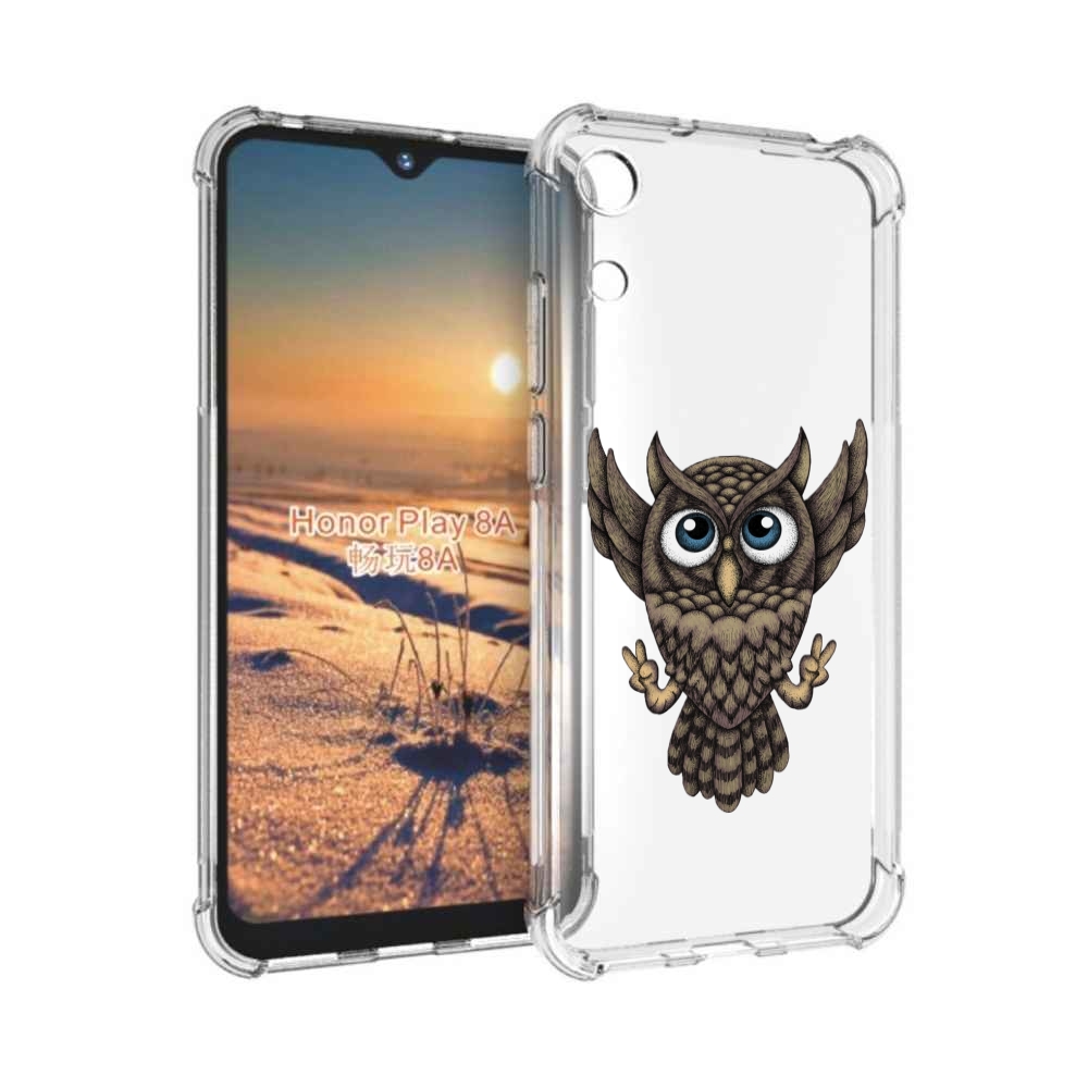 

Чехол бампер MyPads Сова для Honor 8A, Прозрачный, Tocco