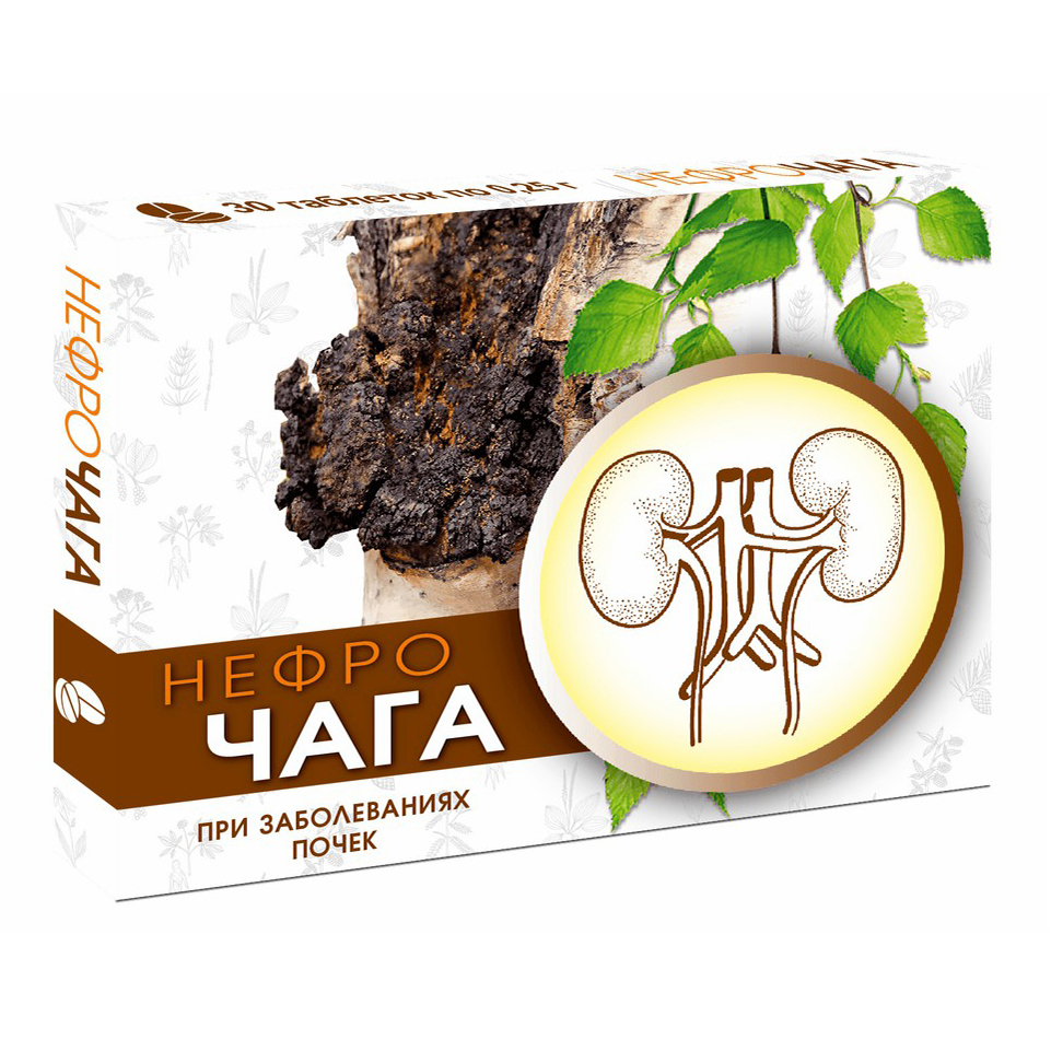 

Нефрочага Тайга-продукт таблетки 0,25 г 30 шт.