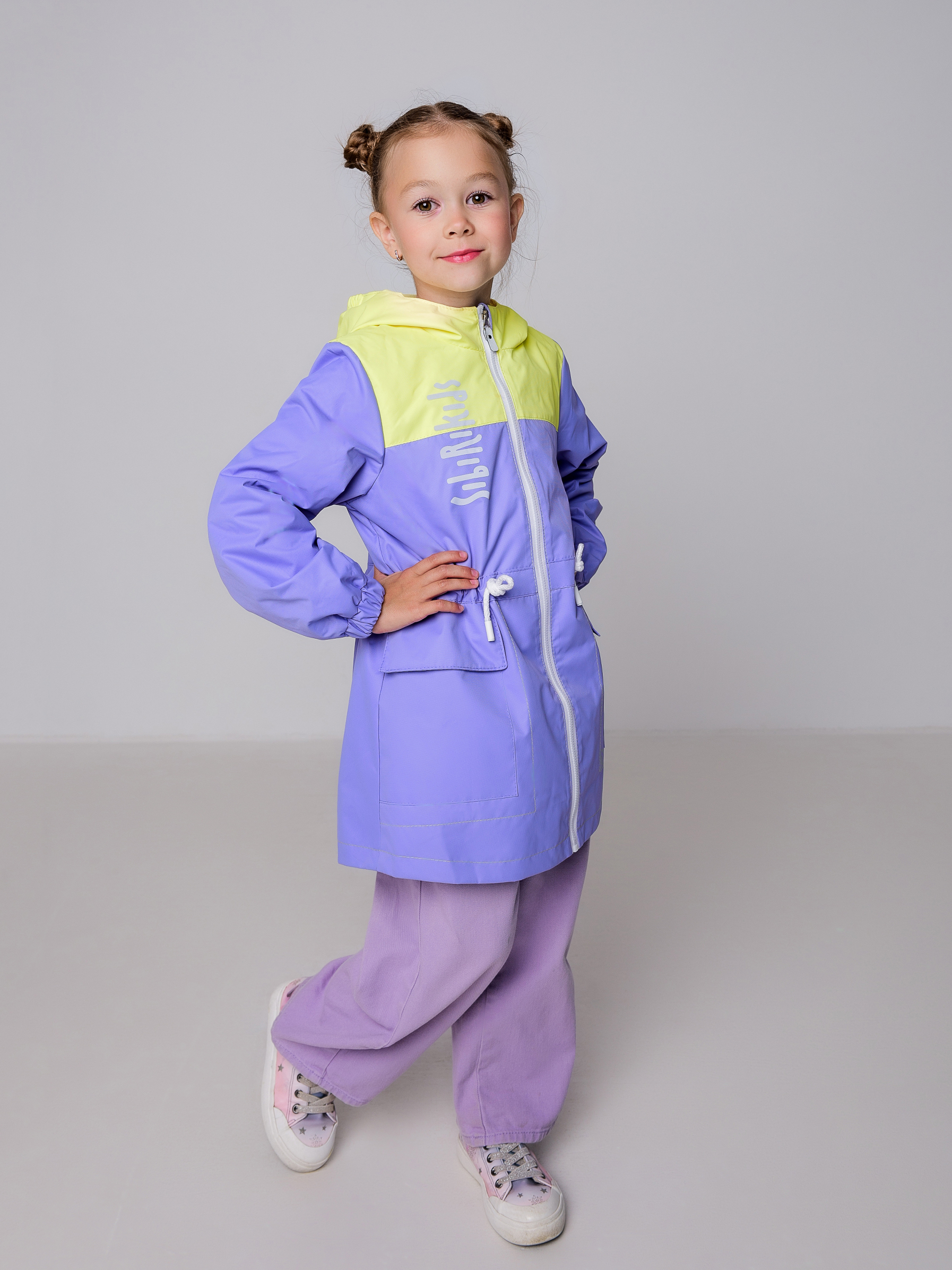 Ветровка детская Sibirikids S369G/10, сиреневый, 110