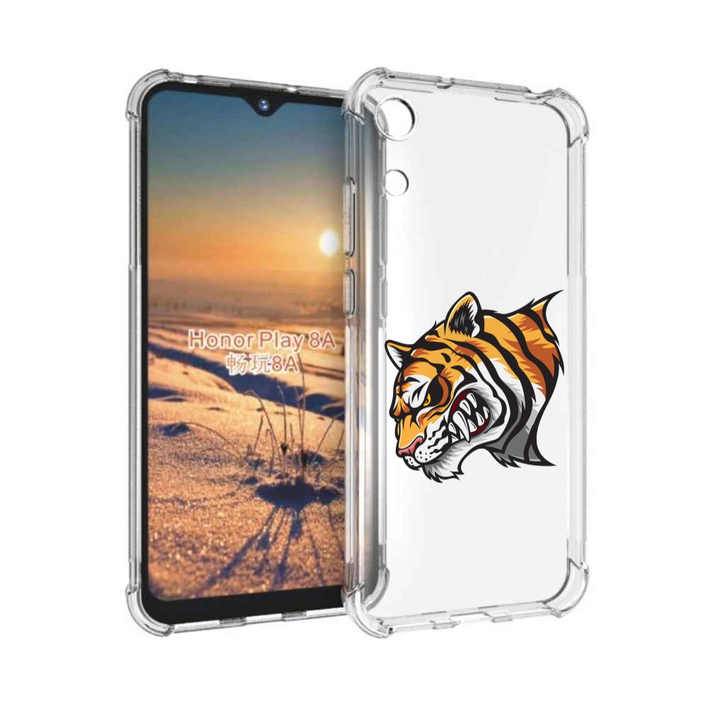 

Чехол бампер MyPads Тигр для Honor 8A, Прозрачный, Tocco