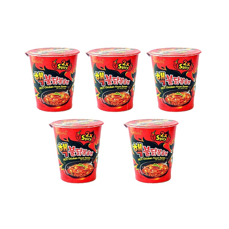 

Лапша быстрого приготовления очень острая курица 2х Spicy (5 шт. по 70 г)
