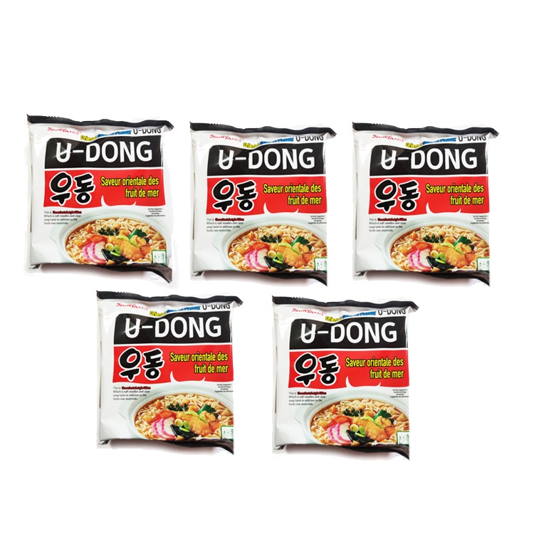 

Лапша Самянг быстрого приготовления морепродукты по-восточному U-dong (5 шт. по 120 г)