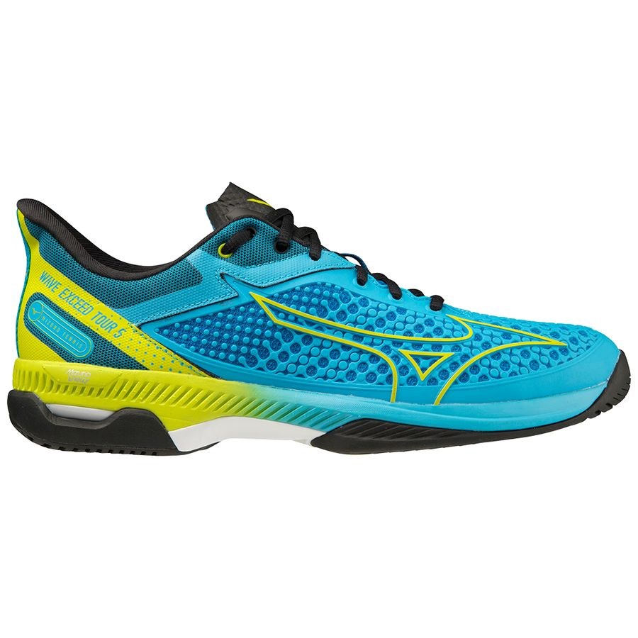 

Кроссовки мужские Mizuno WAVE EXCEED TOUR 5 AC голубые 44 RU, Голубой, WAVE EXCEED TOUR 5 AC