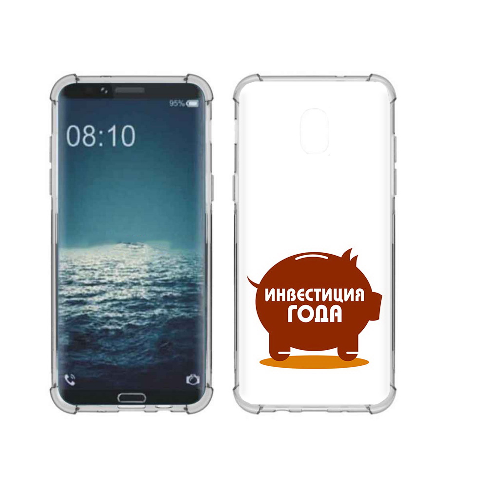 

Чехол MyPads Tocco для Samsung Galaxy J3 инвестиция (PT226926.574.376), Прозрачный, Tocco