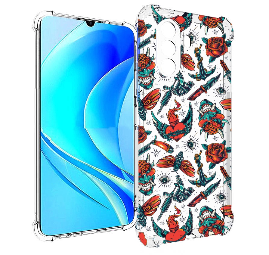 

Чехол MyPads олд-скул-пак для Huawei Nova Y70 / Nova Y70 Plus (MGA-LX9N) / Huawei Enjoy 50, Прозрачный, Tocco