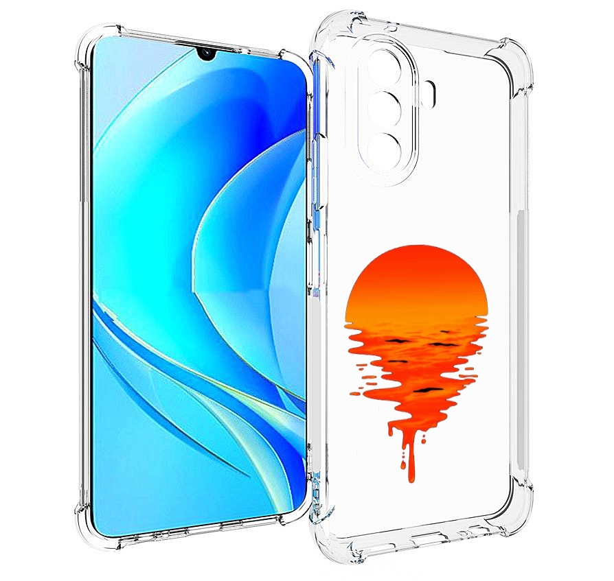 

Чехол MyPads оранжевый закат на воде для Huawei Nova Y70 / Nova Y70 Plus (MGA-LX9N), Прозрачный, Tocco